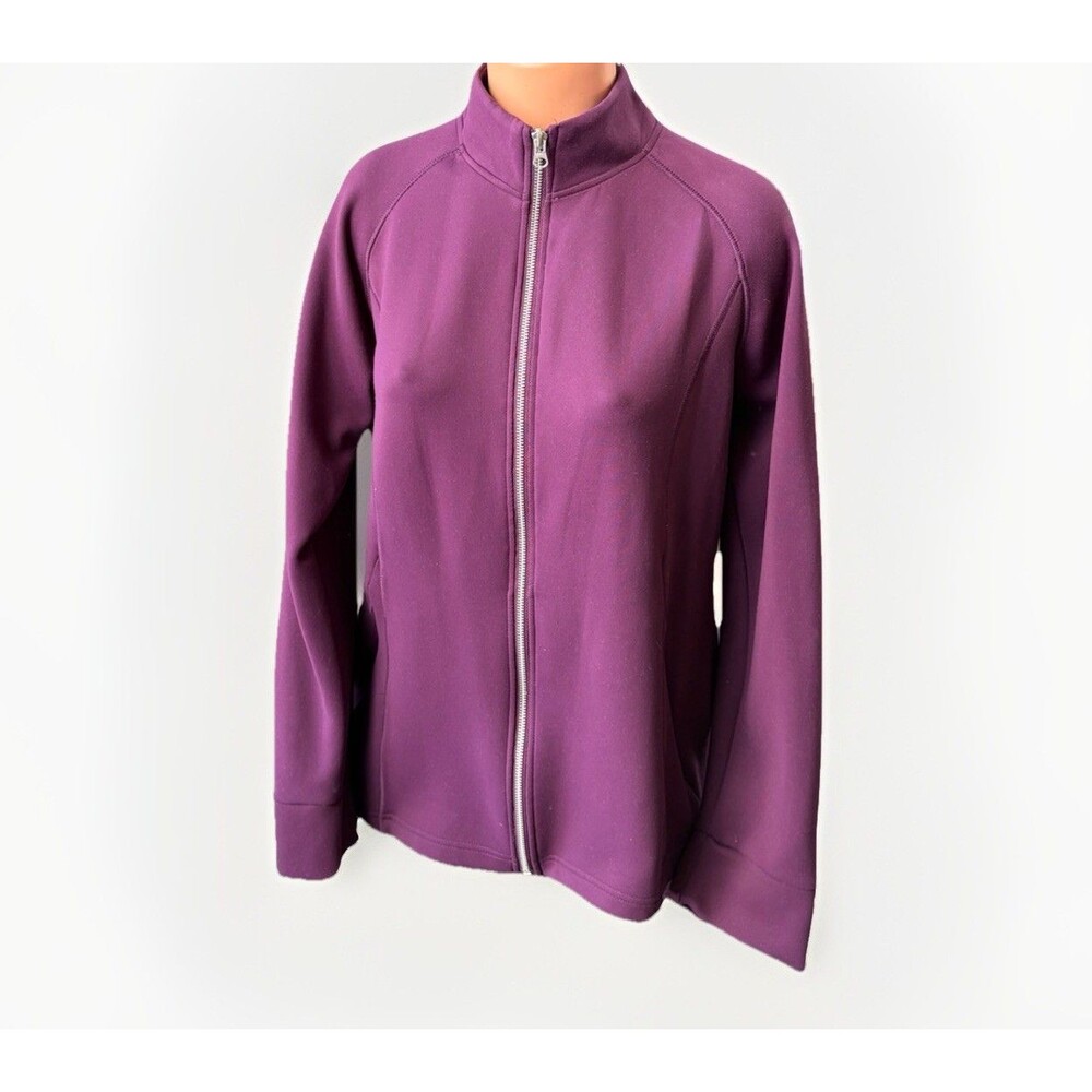 32 Degree Heat Purple Athletic Jacket Size L Full Zip